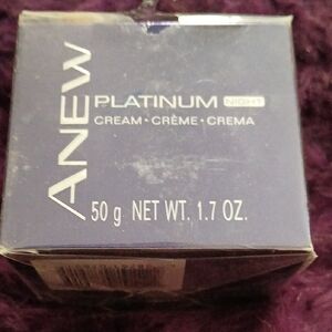 Avon Anew Platinum Night Cream - Elegant Purple Box